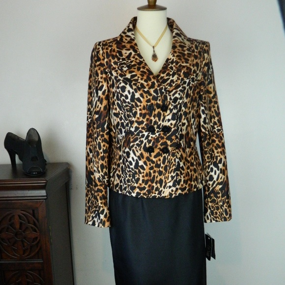 Le Suit Dresses & Skirts - Le Suit Skirt & Animal Print Blazer, 2 pc., NWT, 6